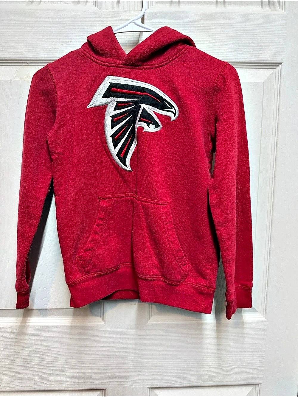 NFL Falcons Youth Red Hoodie Like New